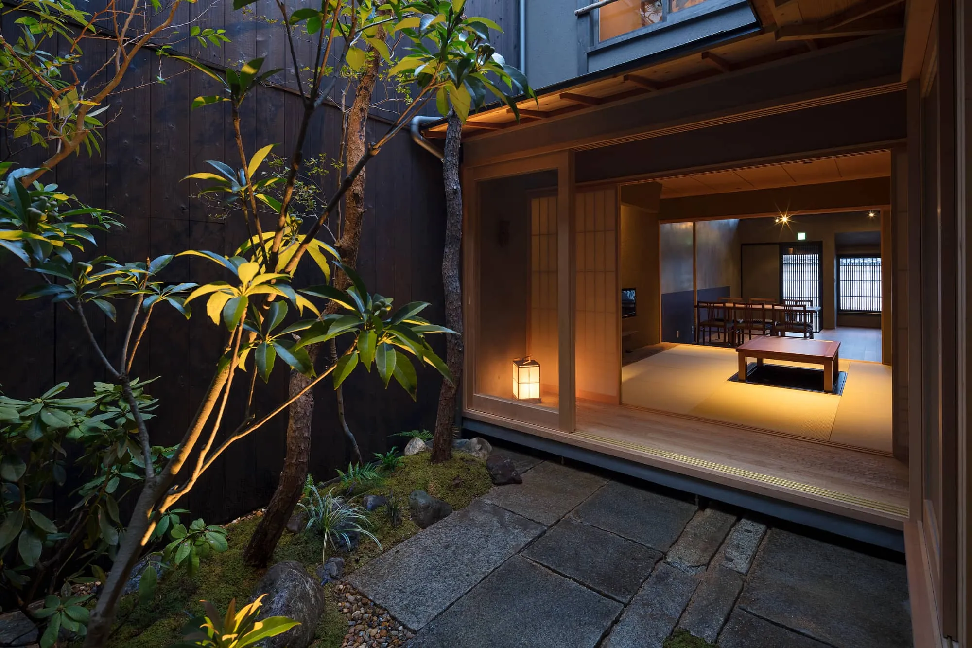A Kyoto townhouse in September, view 1