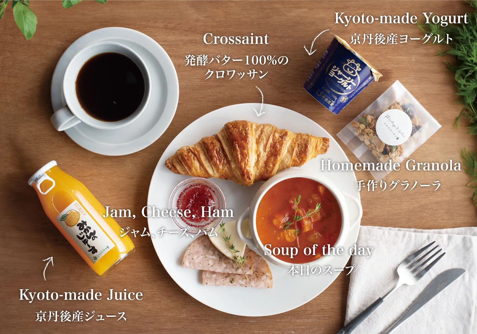 Contents of the LBJ株式会社 Breakfast BENTO Box labelled