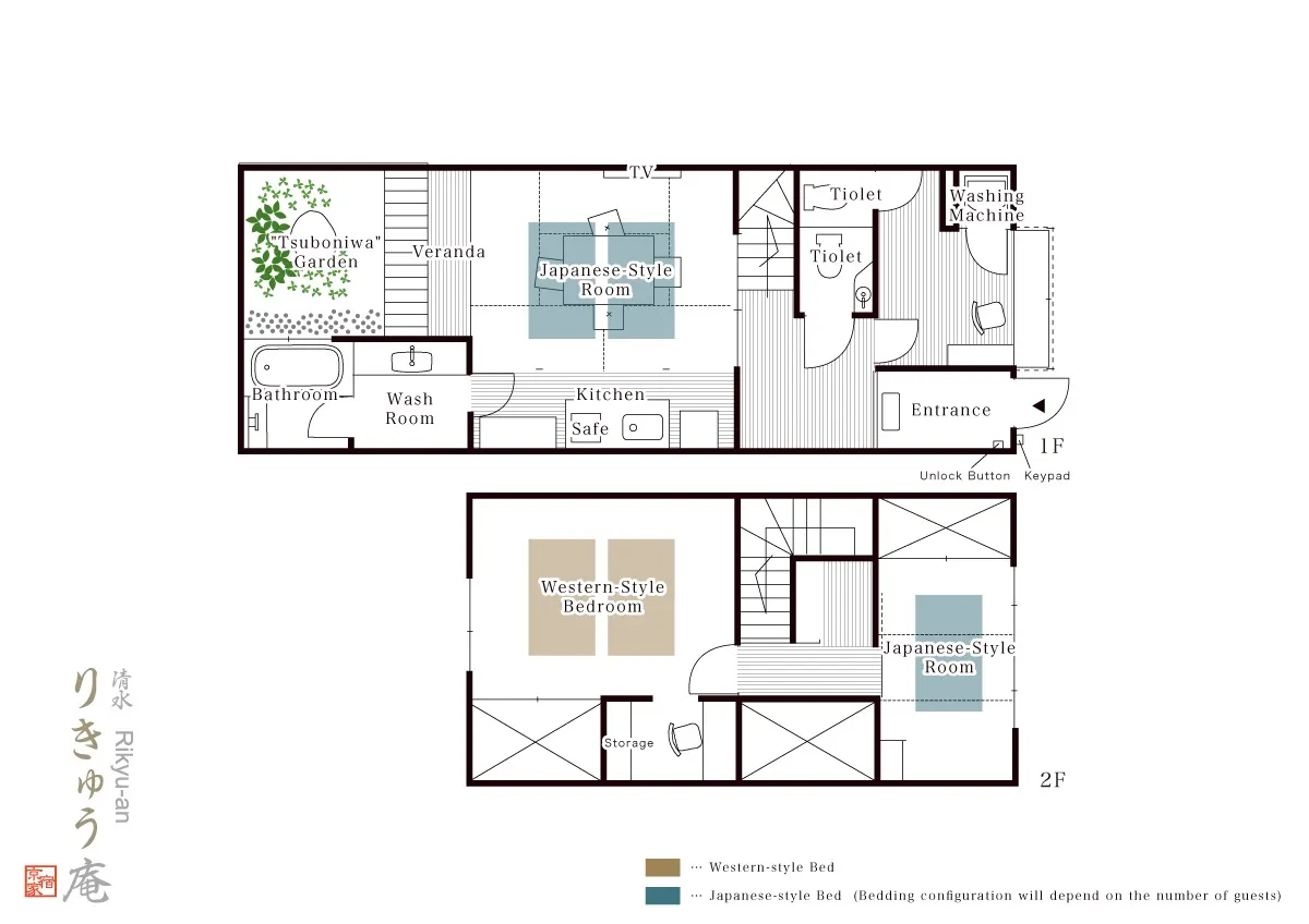 ’Rikyu-an’ — floor plan