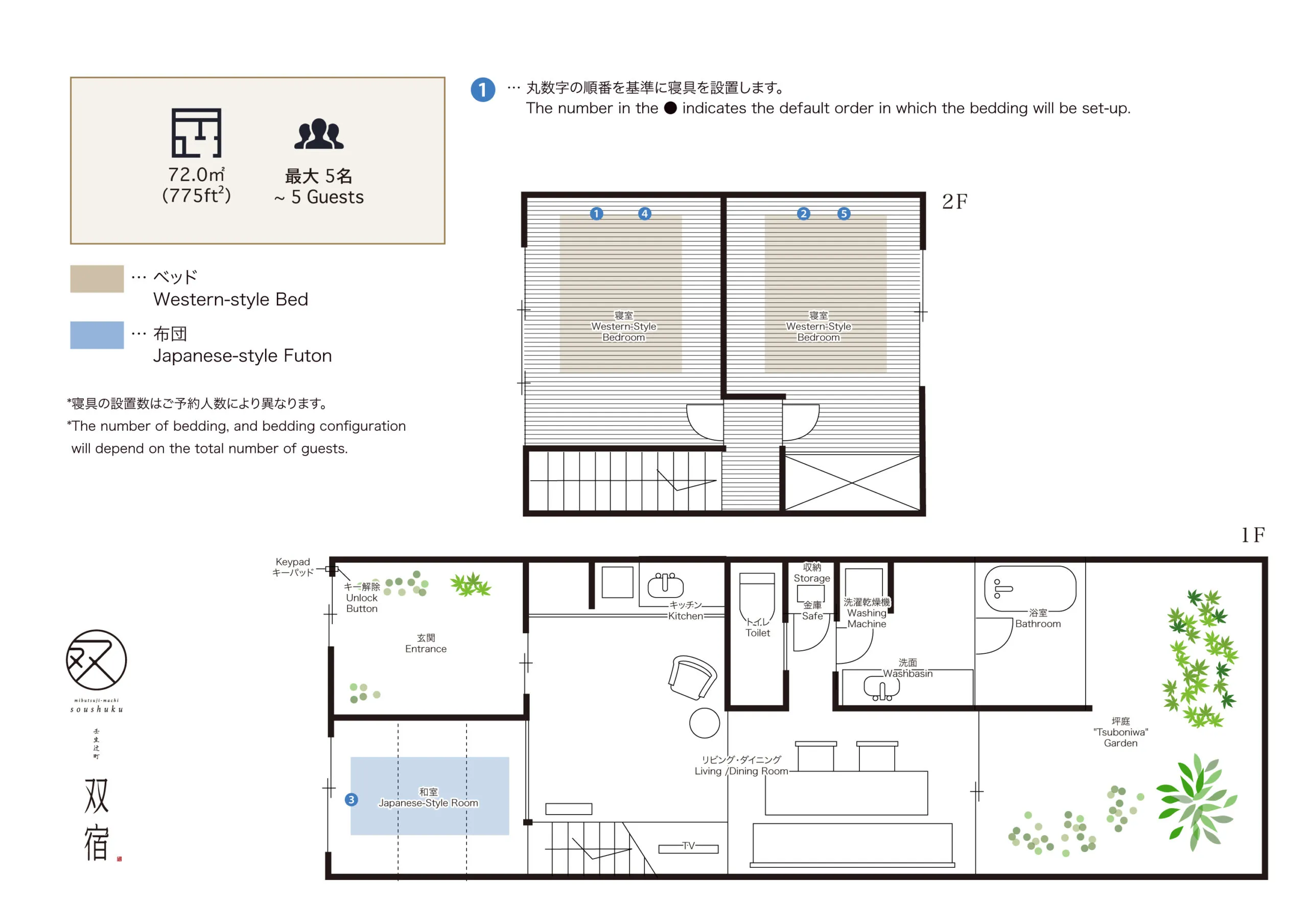 ’Soushuku’ — floor plan