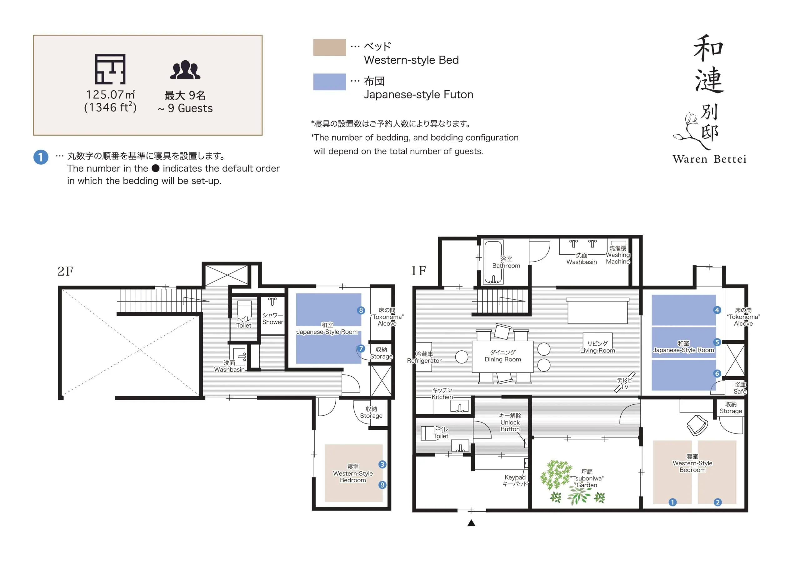 ’Waren Bettei’ — floor plan